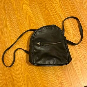 Black mini back pack